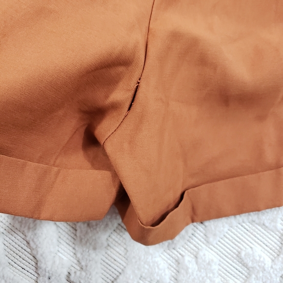 Shein Curve burnt orange summer romper - Picture 5 of 9